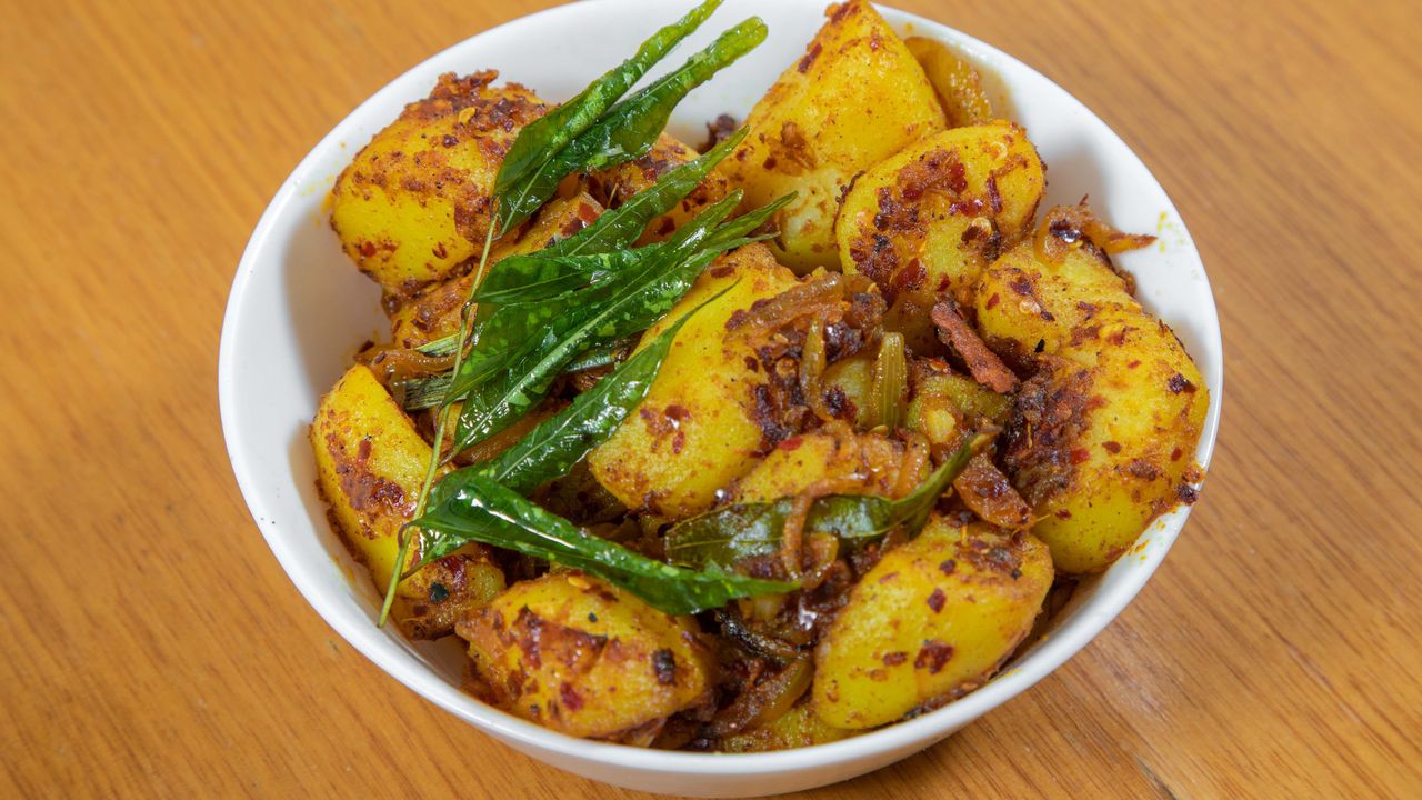 23. Yellow Potato Curry or Tempered
