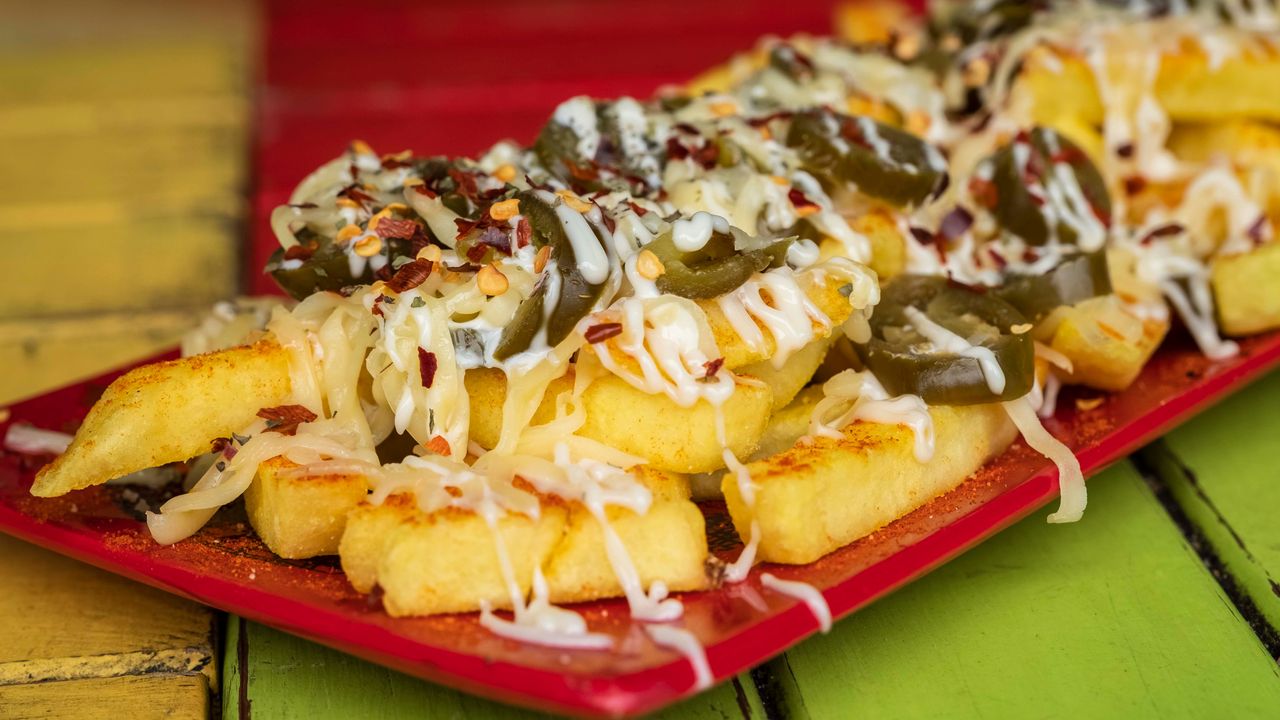 The Evil Fries with Cheese (Spicy)