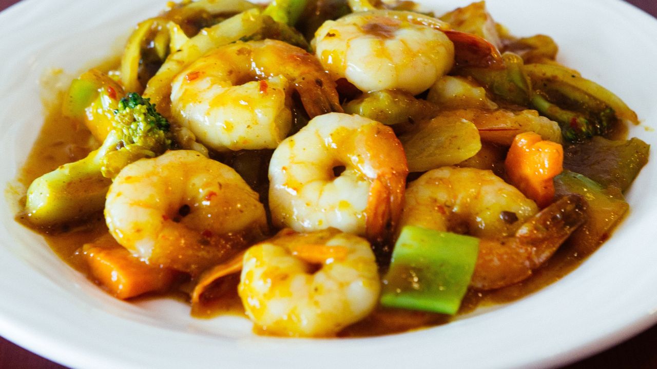 Garlic King Prawns