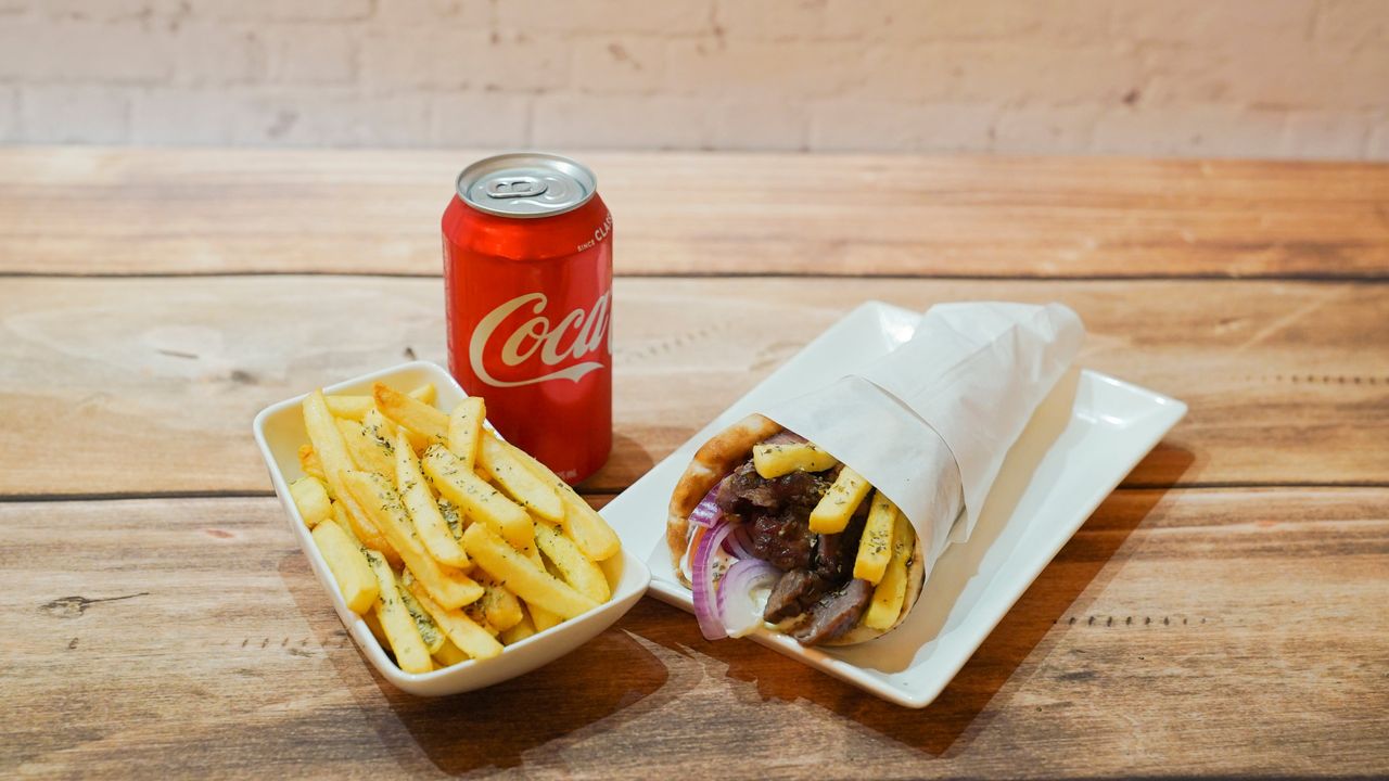 Lamb Souvlaki Combo