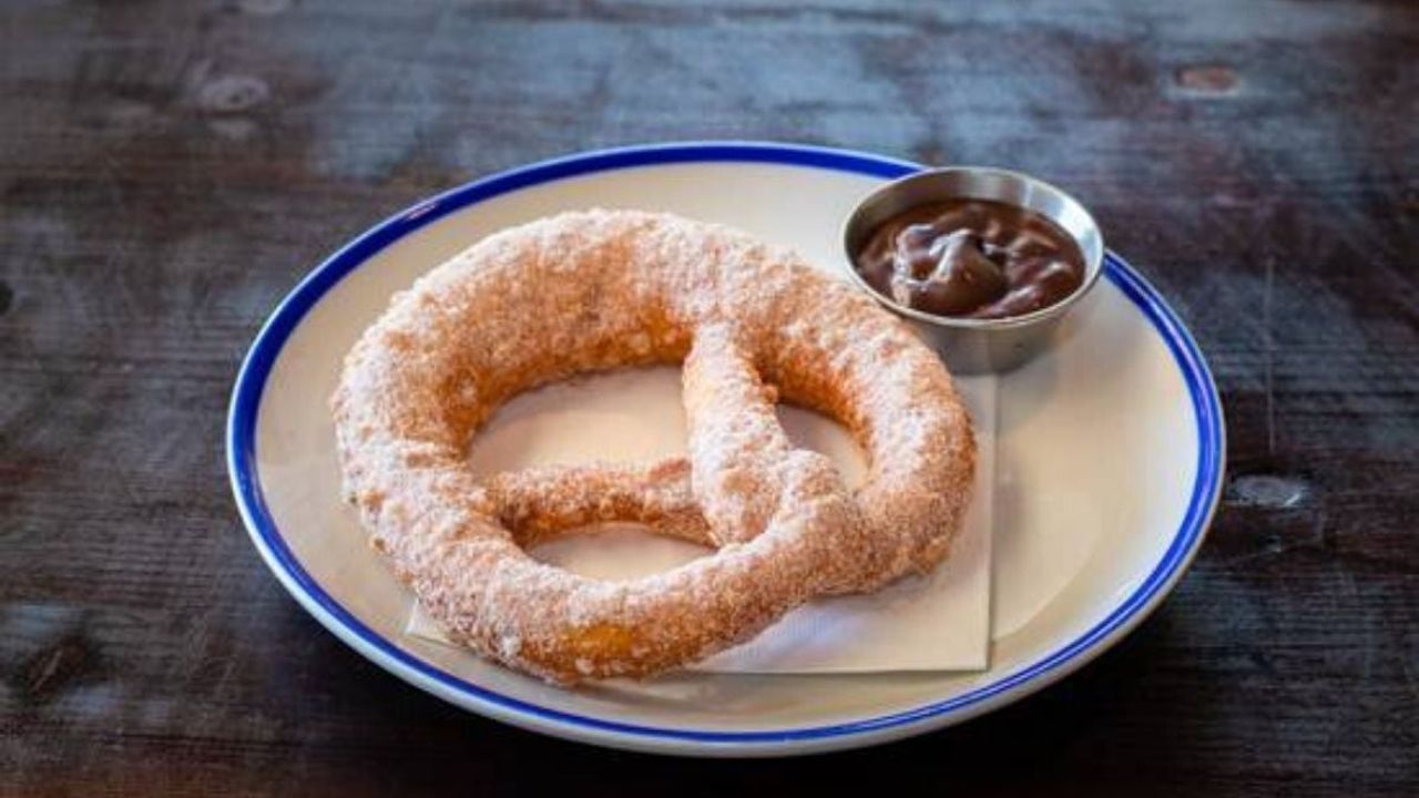 Cinnamon Pretzel Doughnut