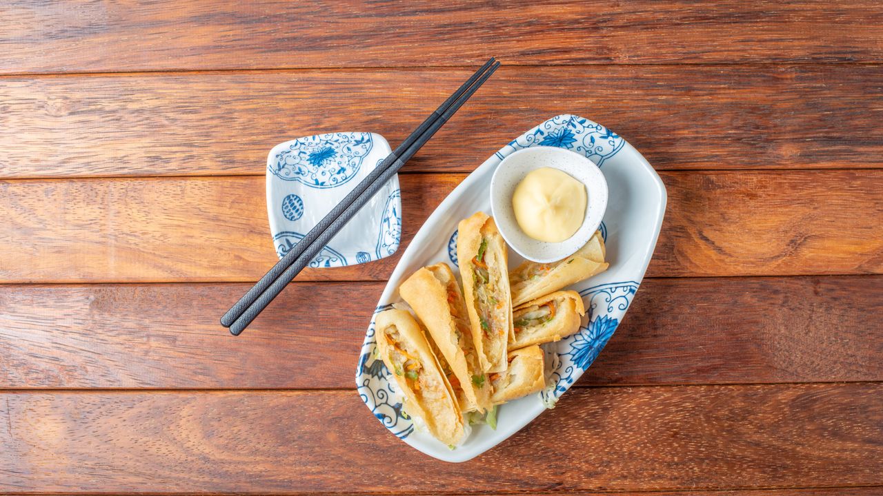 Fried Vegetable Spring Rolls