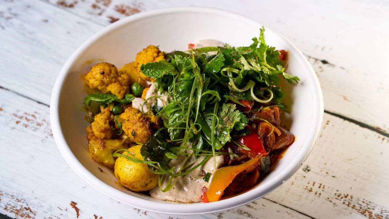Masala Peppers and Turmeric Cauliflower