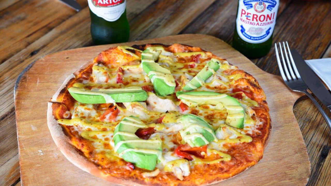 Chicken Avocado Pizza