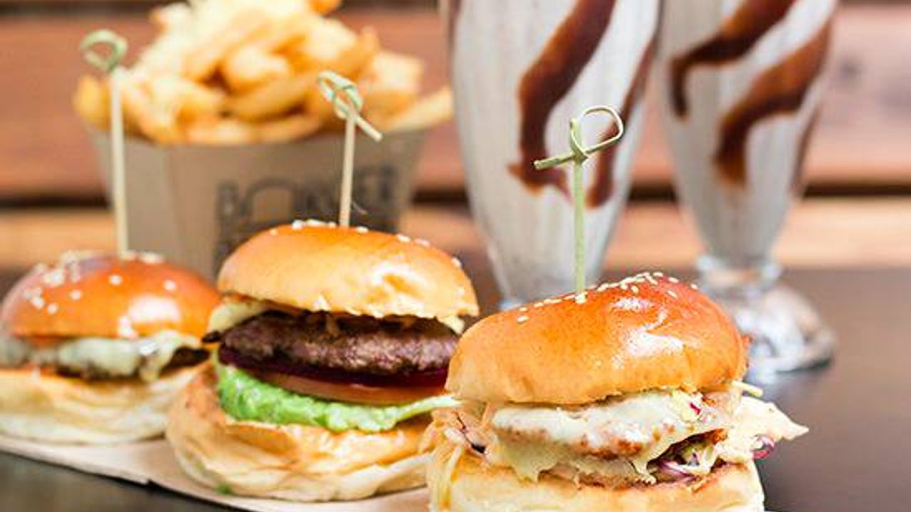 Burger Burger Slider Trio