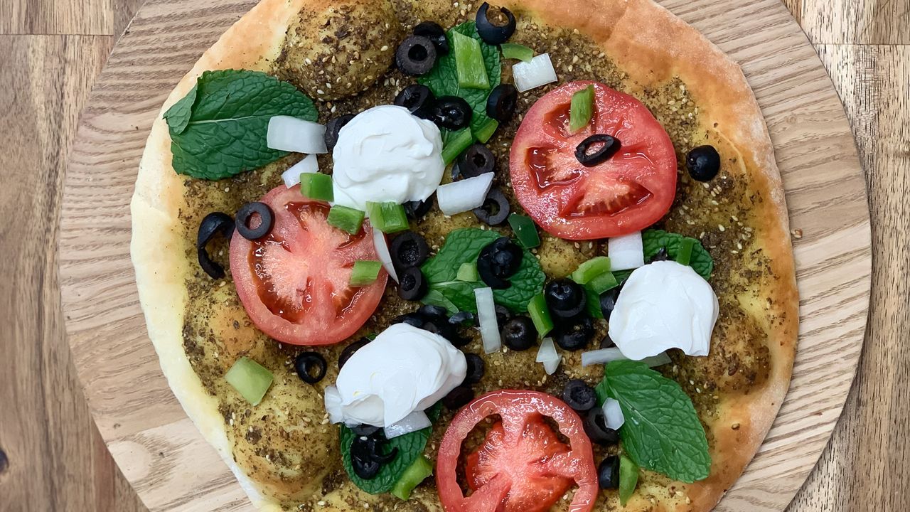Oregano Veggie Yoghurt Wrap