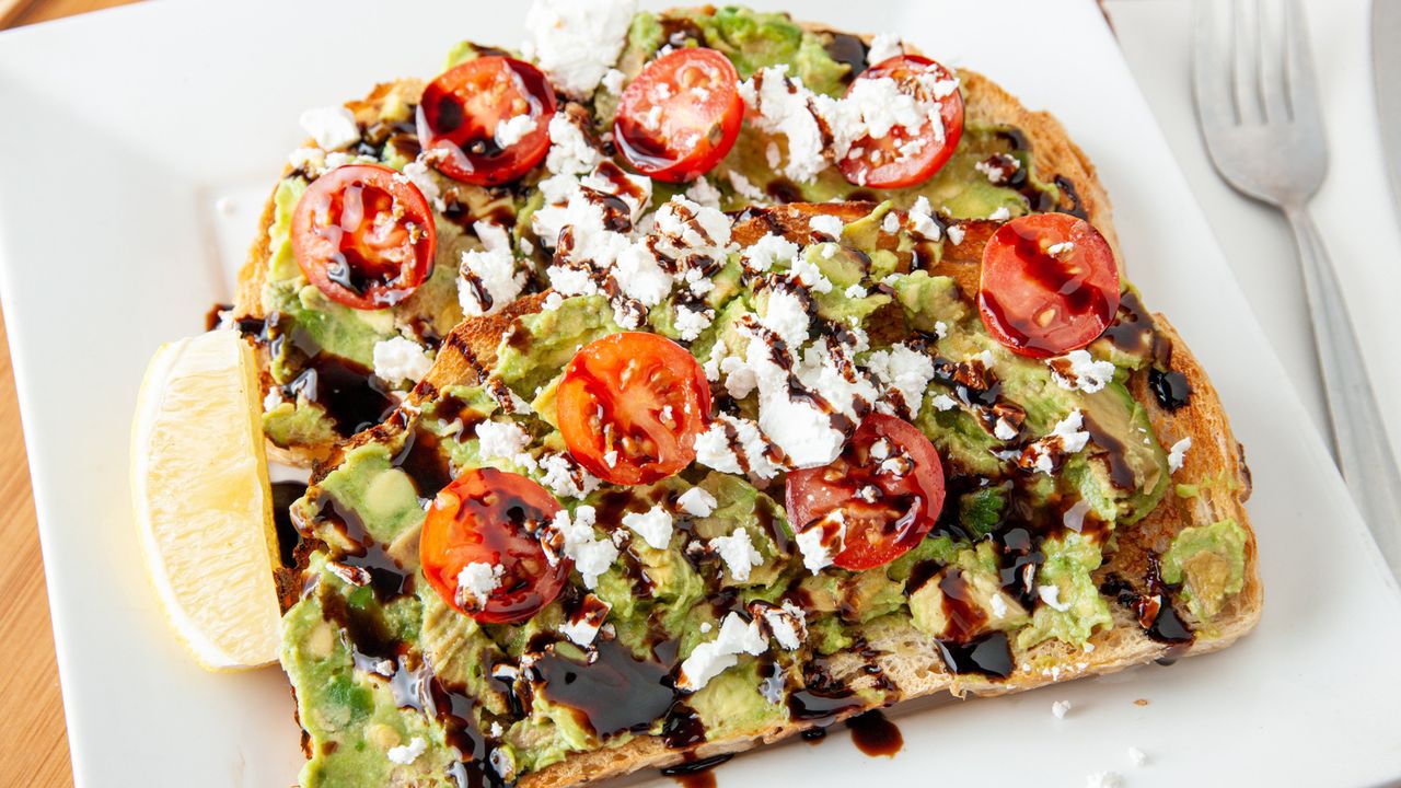 Smashed Avocado Bruschetta