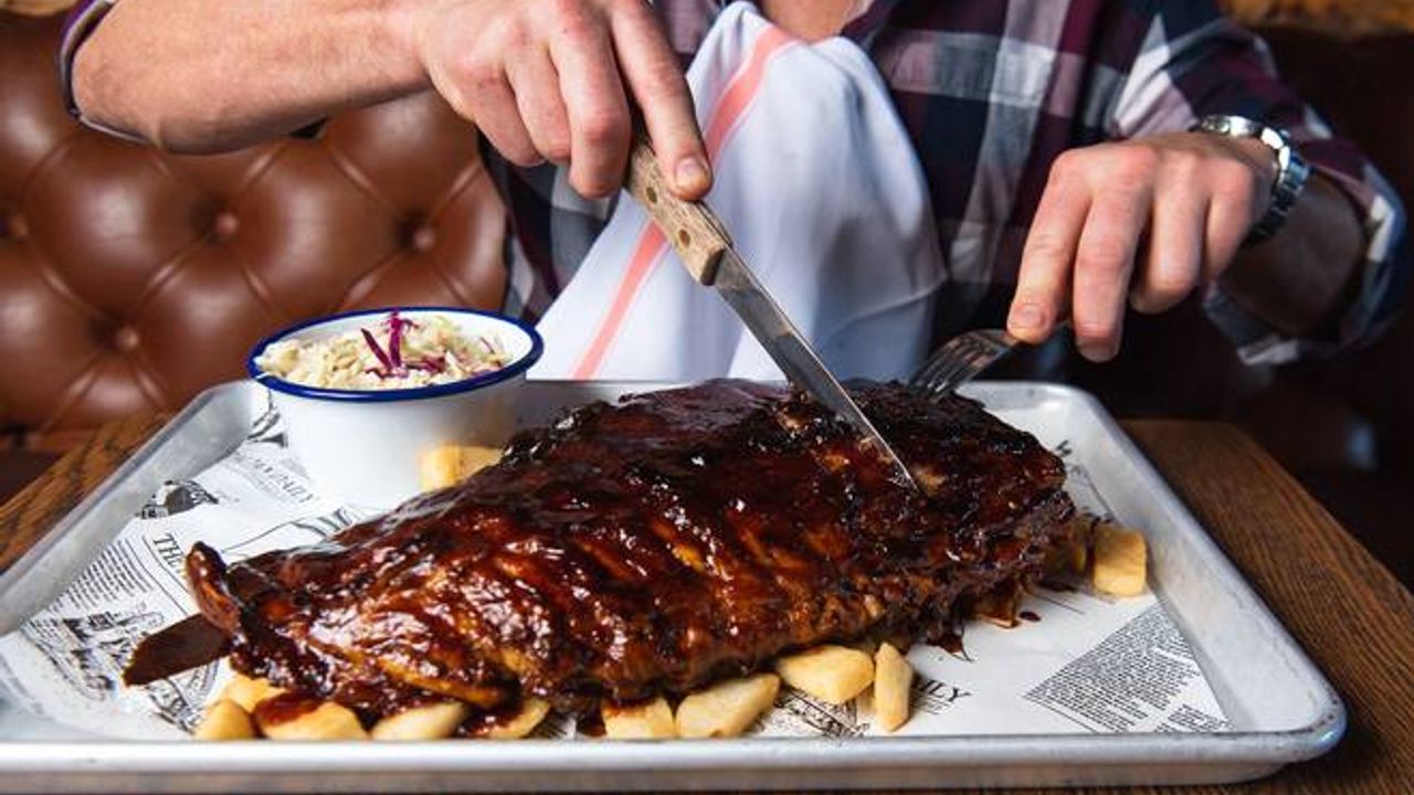 FULL Rack Louisiana Style Sticky Pork Ribs