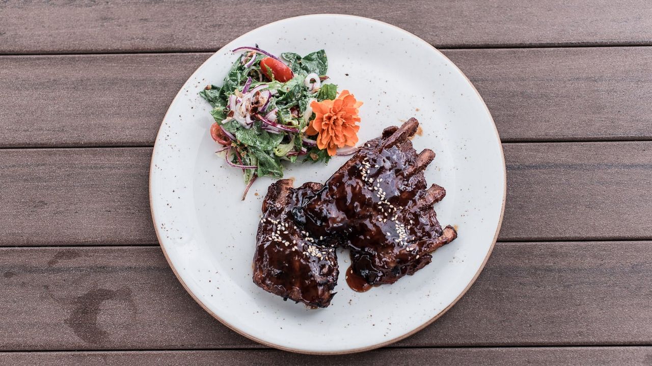 BBQ Glazed Pork Ribs 500g