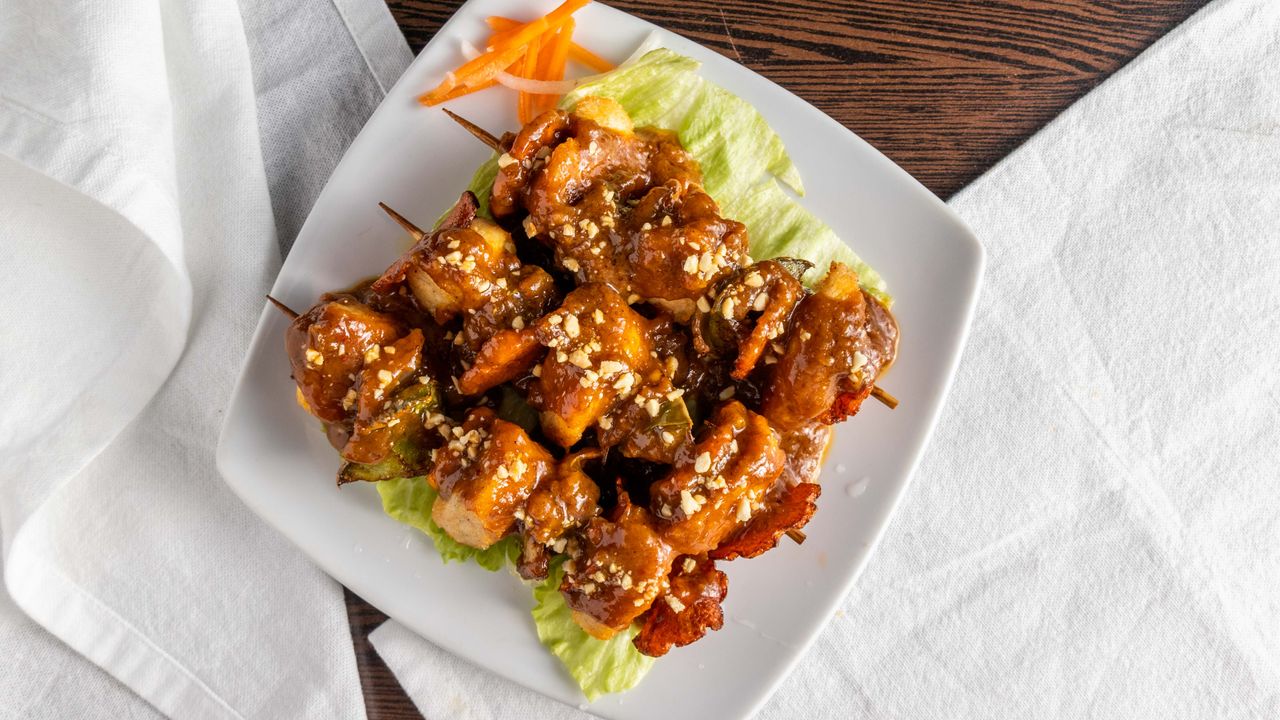 Satay on Skewers (Chicken)