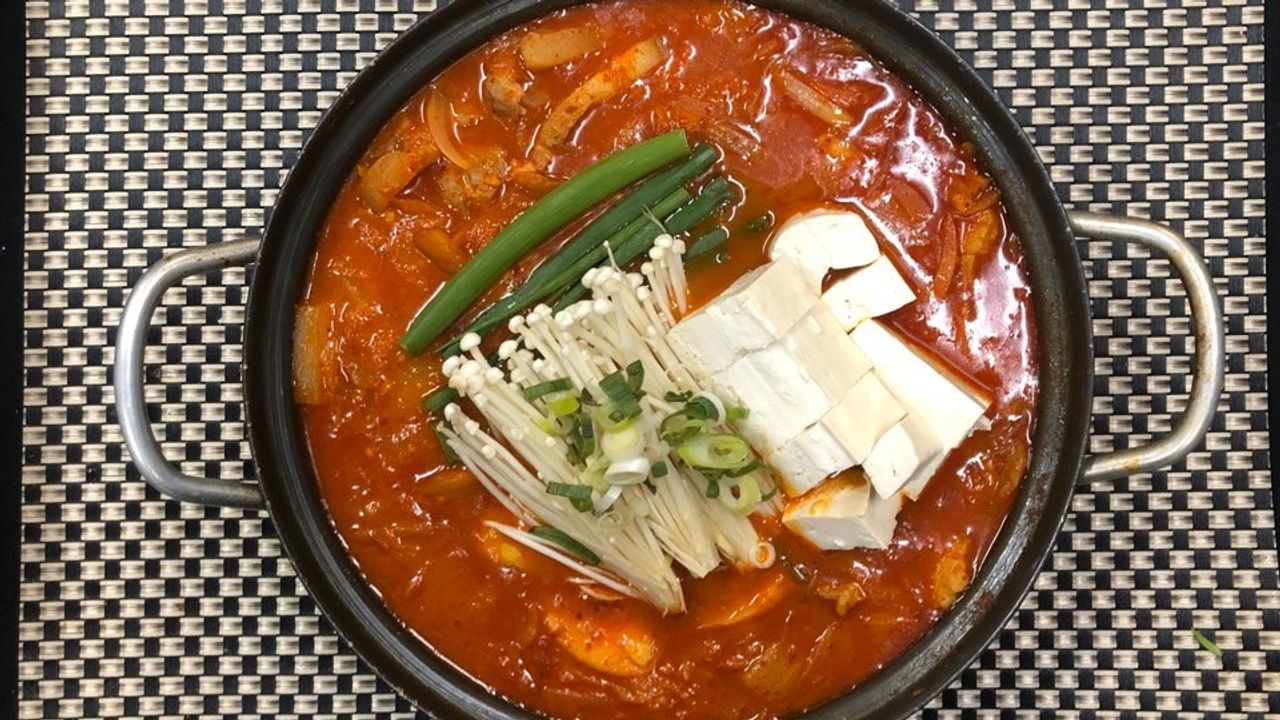 Kimchi Pork Casserole