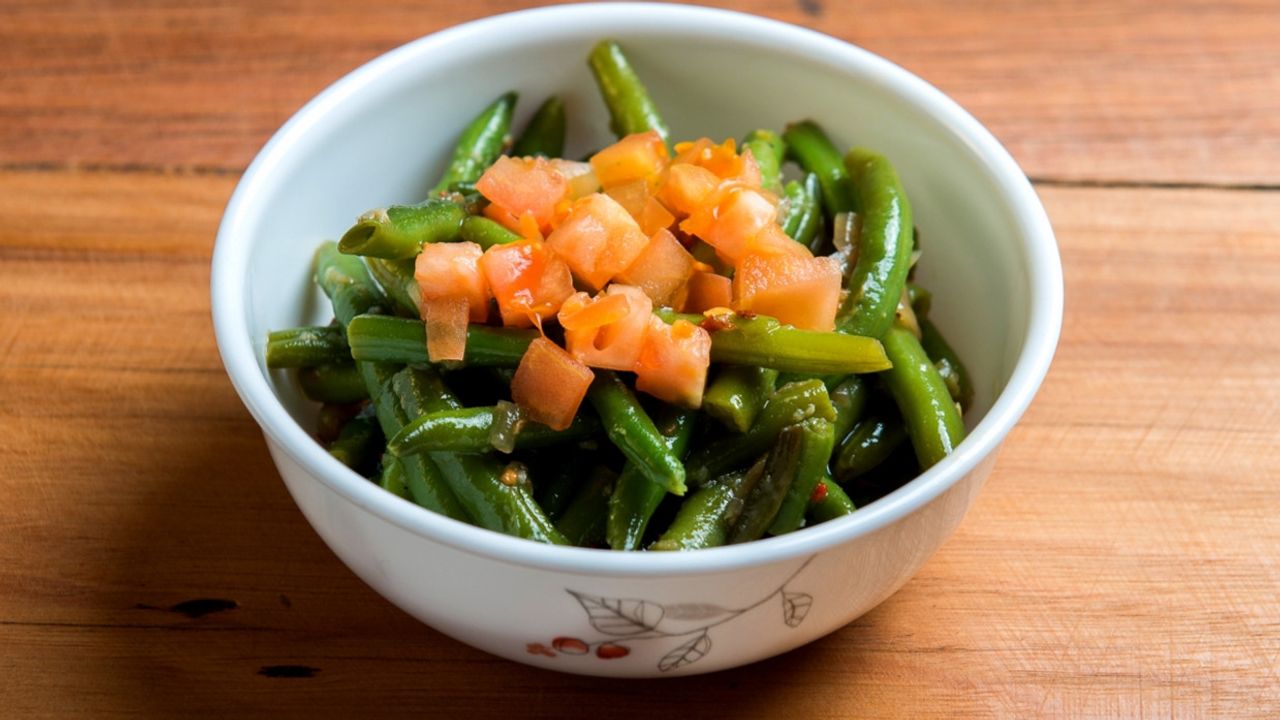 Loubiye chilli green beans