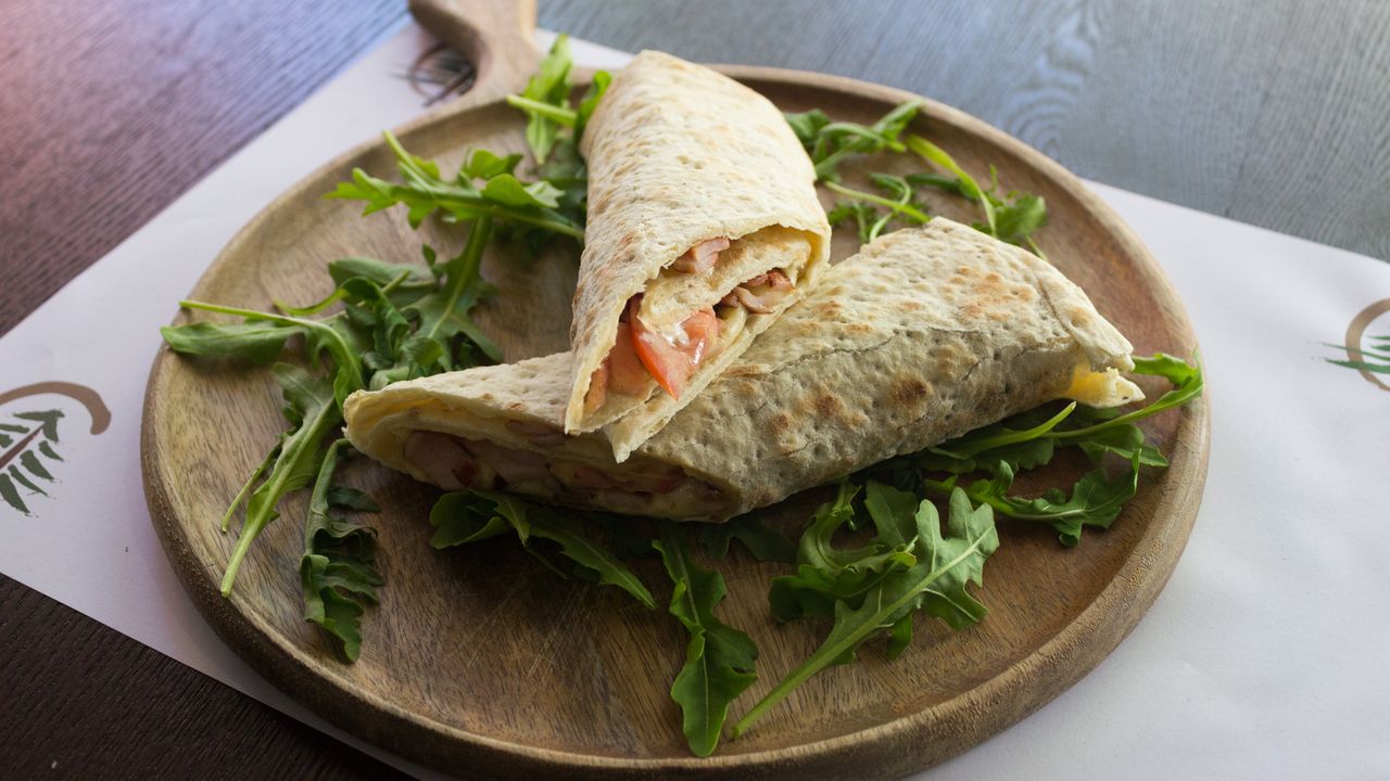 Halloumi & Bacon Wrap