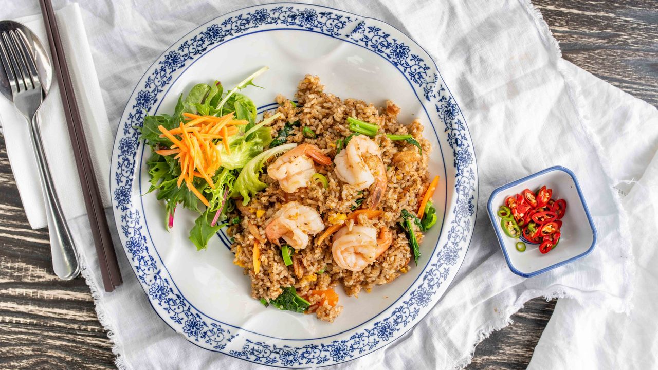 Fried Rice with Shrimp & Crab