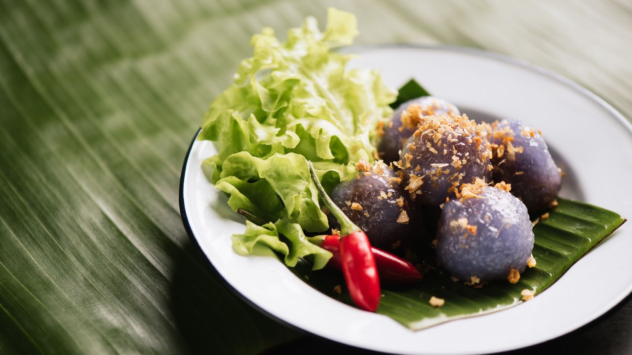 Thai Sago Dumplings (GF, vegan)