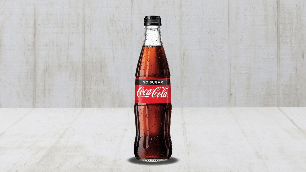 Coca-Cola No Sugar 330ml Bottle
