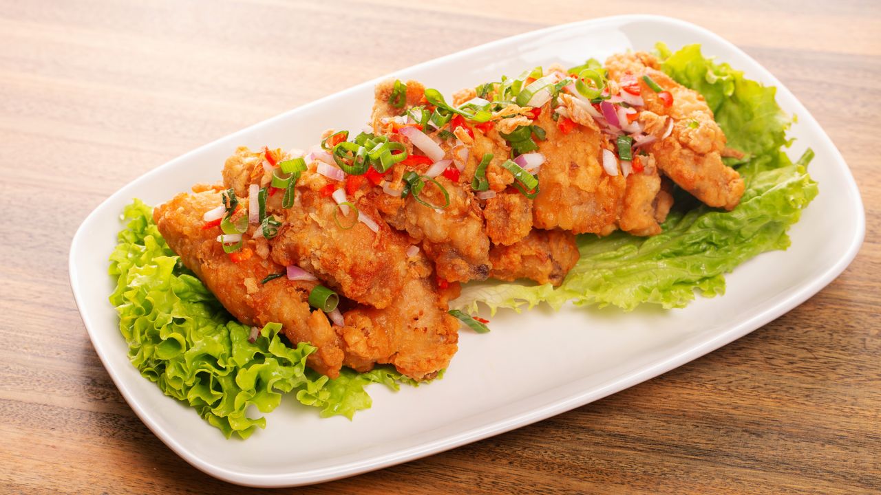 Rice + Salt & Pepper Chicken Ribs
