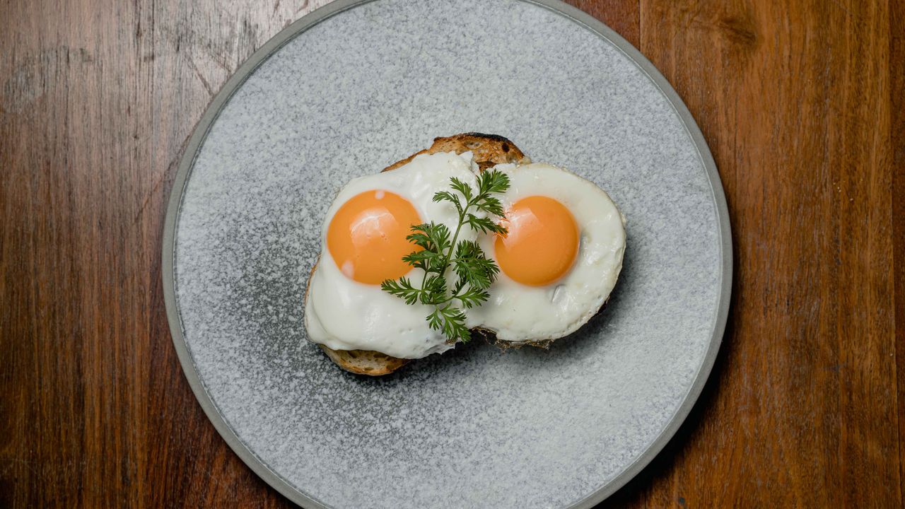 Free-Range Eggs On Toast