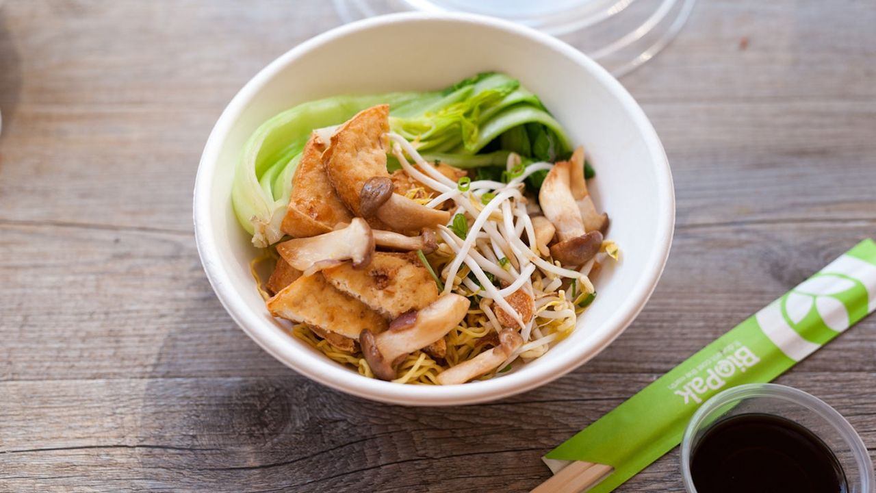 Fried Tofu and Mushroom (V)