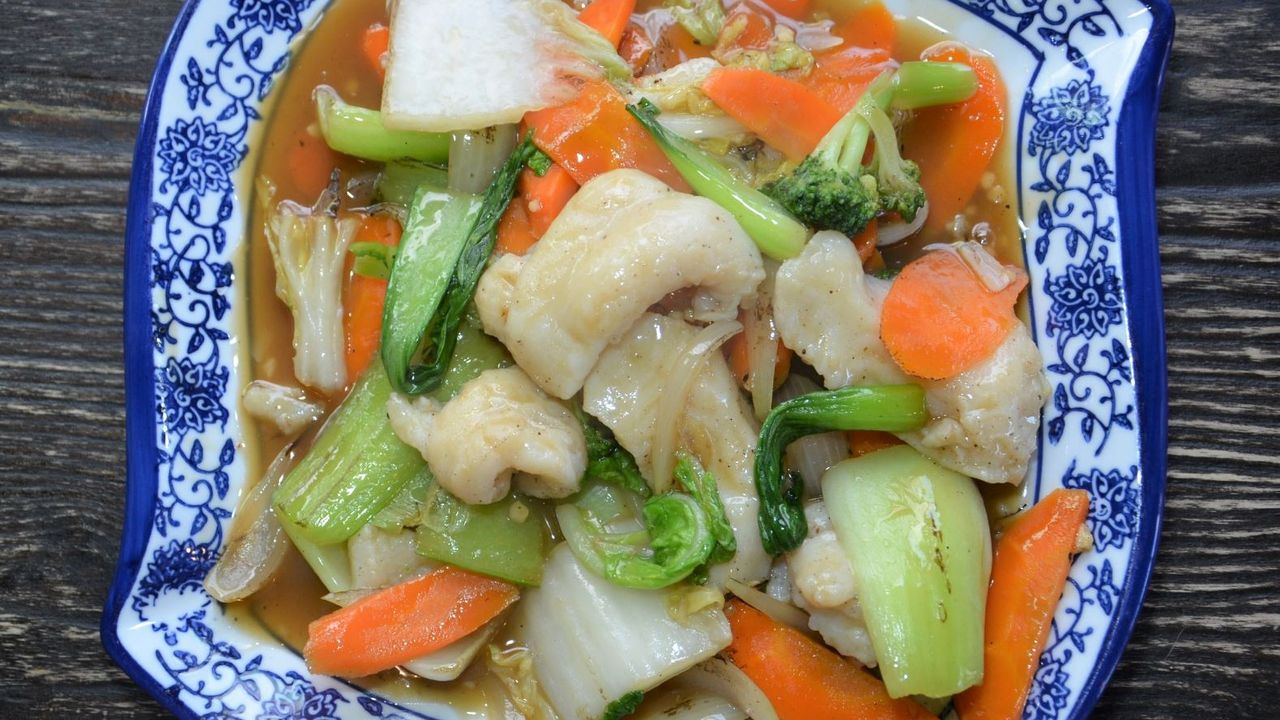 Fish Fillet Stir Fried with Local Vegetables