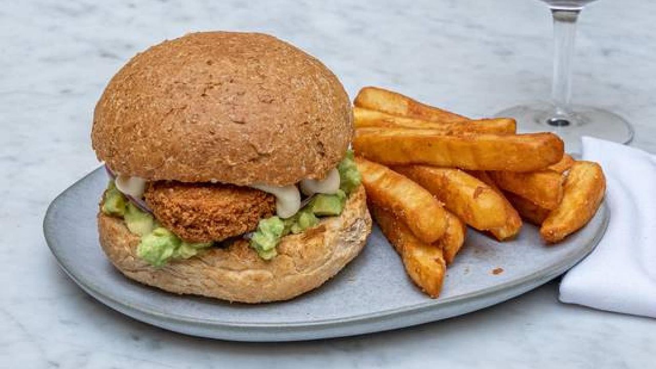 Aviary Vegan Burger
