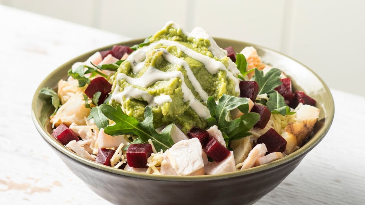 Chicken, Beetroot and Avocado