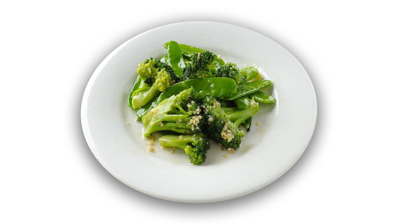 Snow Peas & Broccoli with Garlic