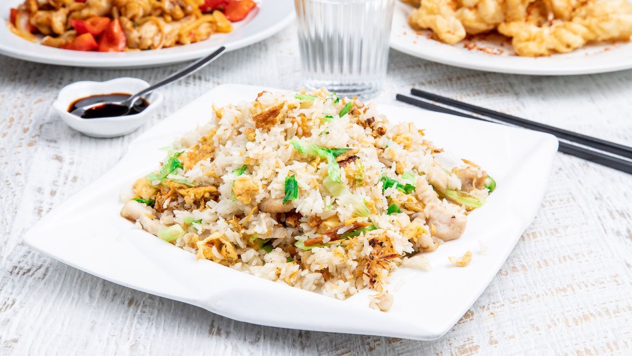 Salted Fish and Chicken Fried Rice
