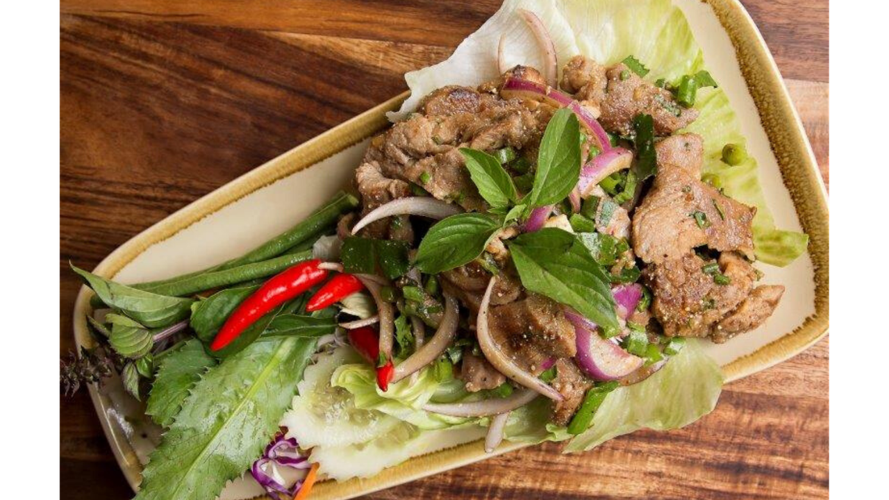 Isan Spicy Wagyu Steak Salad - Nam Tok