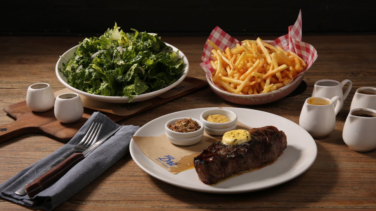 Classic Steak Frites -  350g Porterhouse Steak