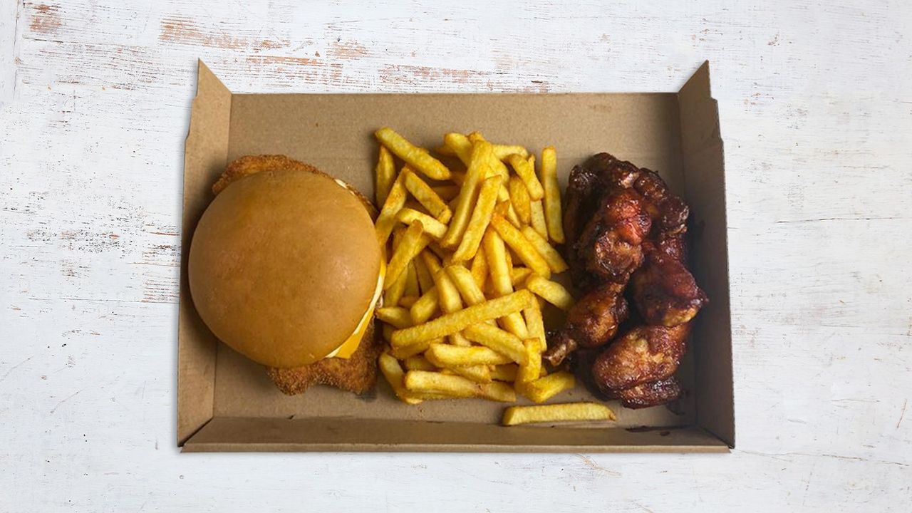Burger & Wings Box
