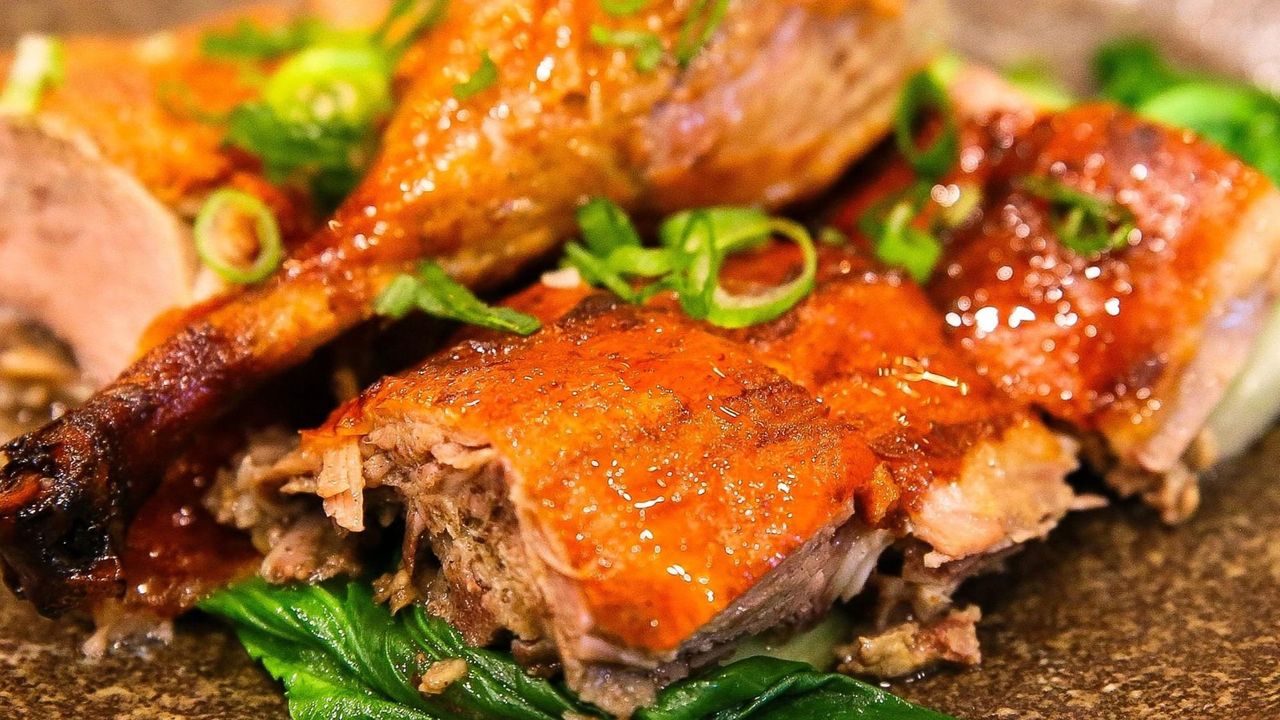 Roasted Duck w Rice