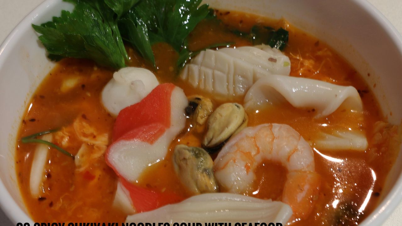 33. Sukiyaki Seafood Soup