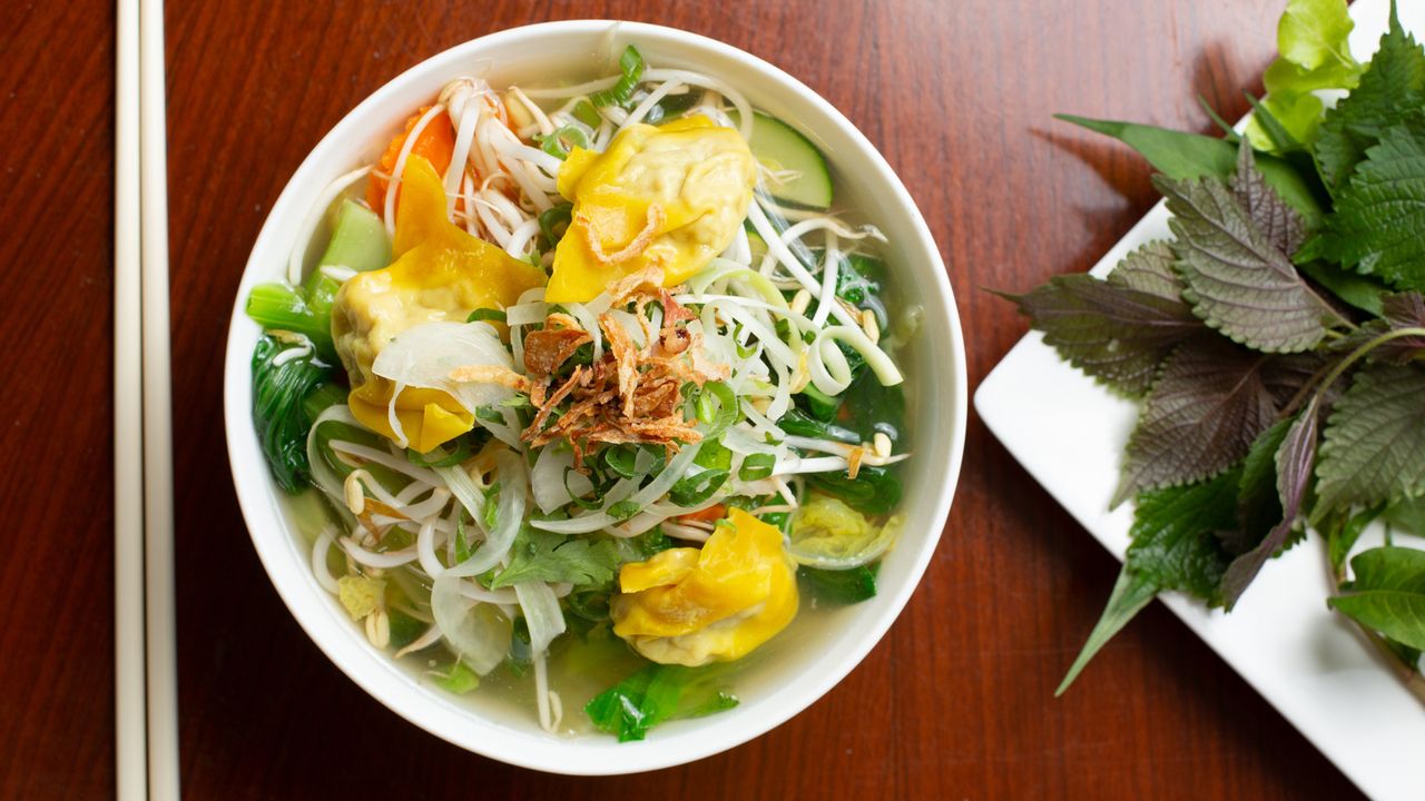 Wonton Noodles Soup