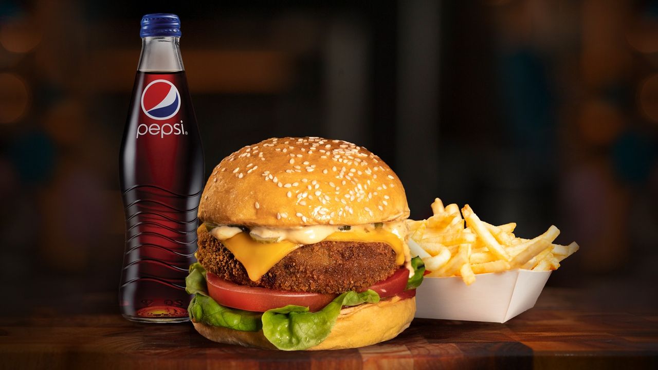 The Mushroom Patty 100% Plant Based Combo