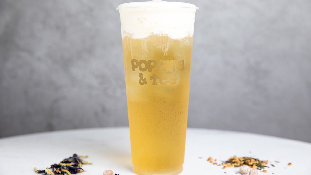 Jasmine Green Tea With Cheese Foam (Large)