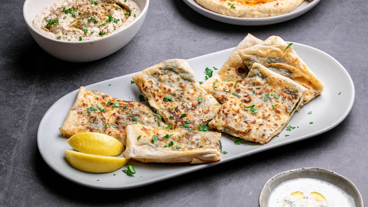 Spinach Feta Gozleme