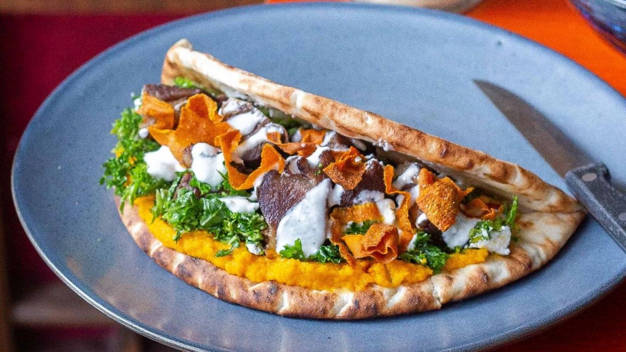 Slow Braised Lamb Pita