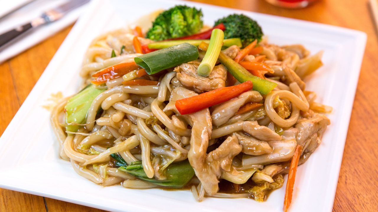 1. Teriyaki Chicken Udon Noodles