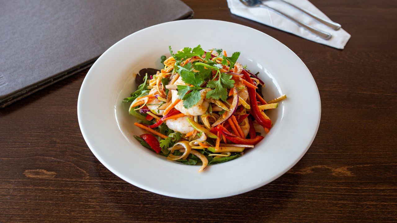 Pla Goong (Prawn Salad) (GF)