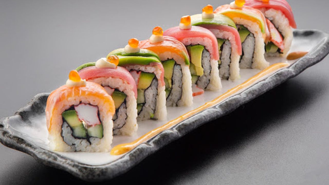 Rainbow Sushi Roll