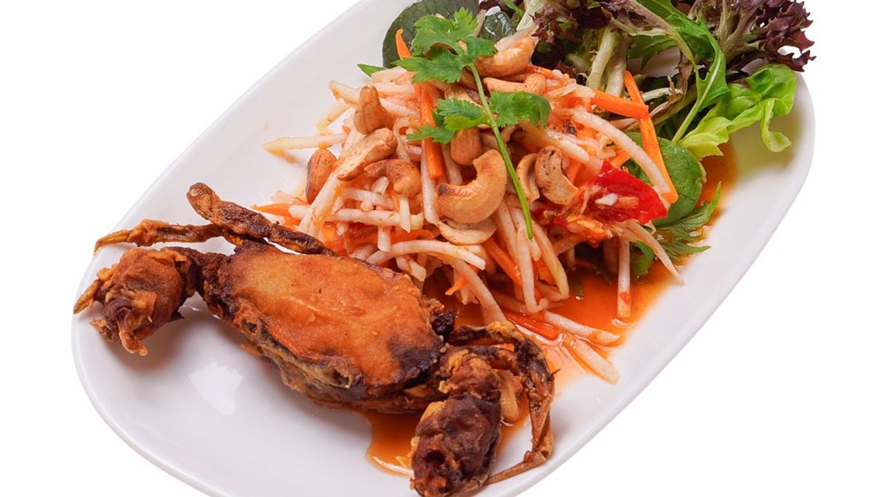 Soft Shell Crabs Salad