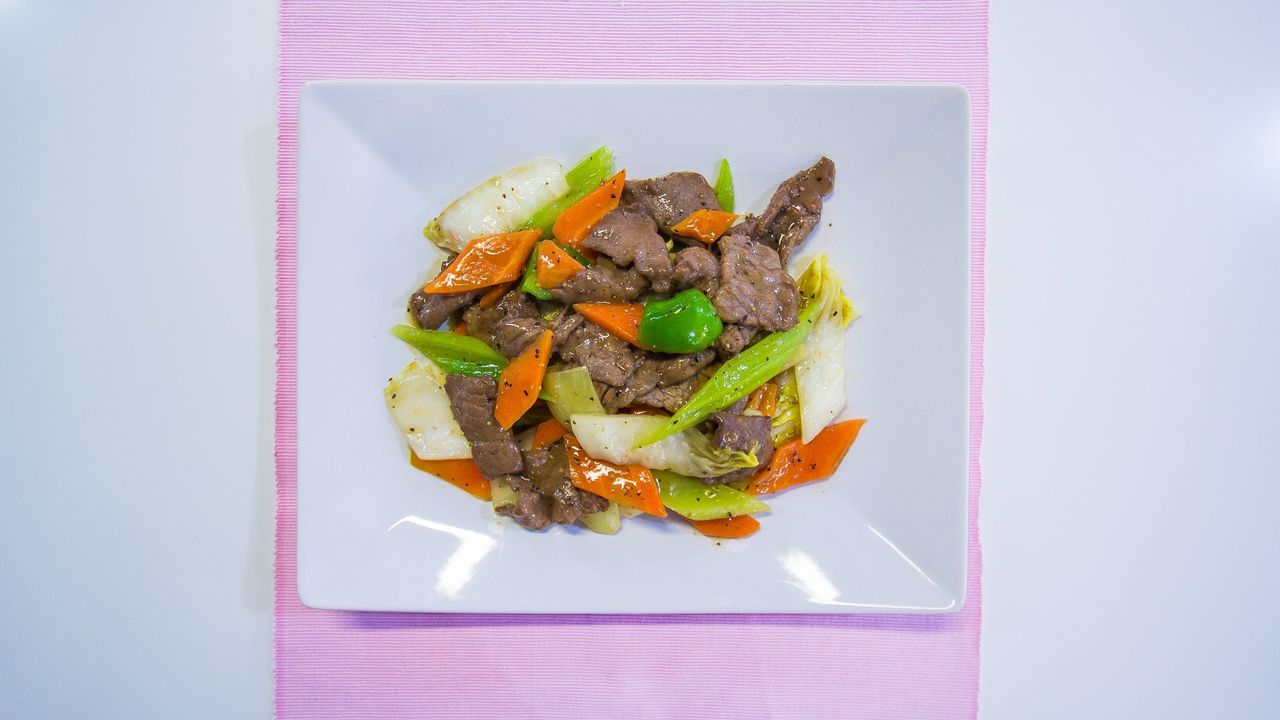 Beef with Black Pepper Sauce