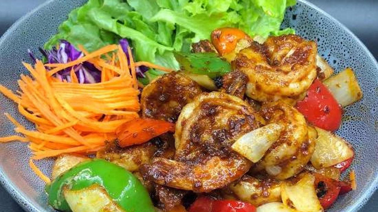 King Prawns with Sambal Sauce