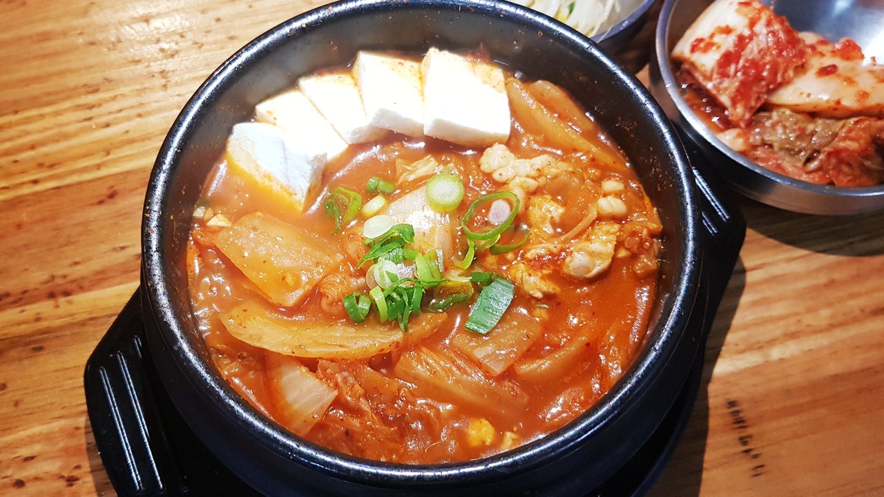 Kimchi and Pork Soup