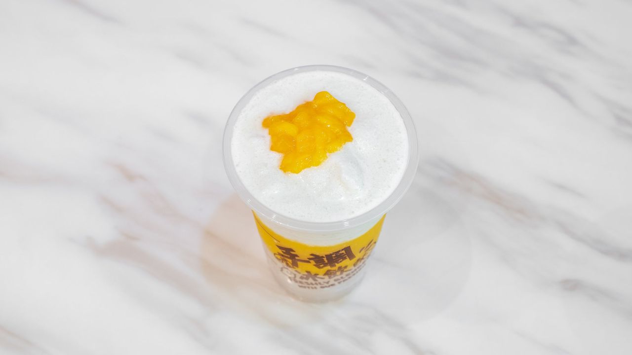 Mango and Coconut Juice with Sago