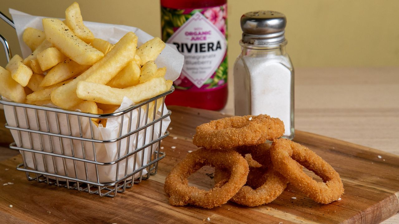 Calamari Rings and Chips