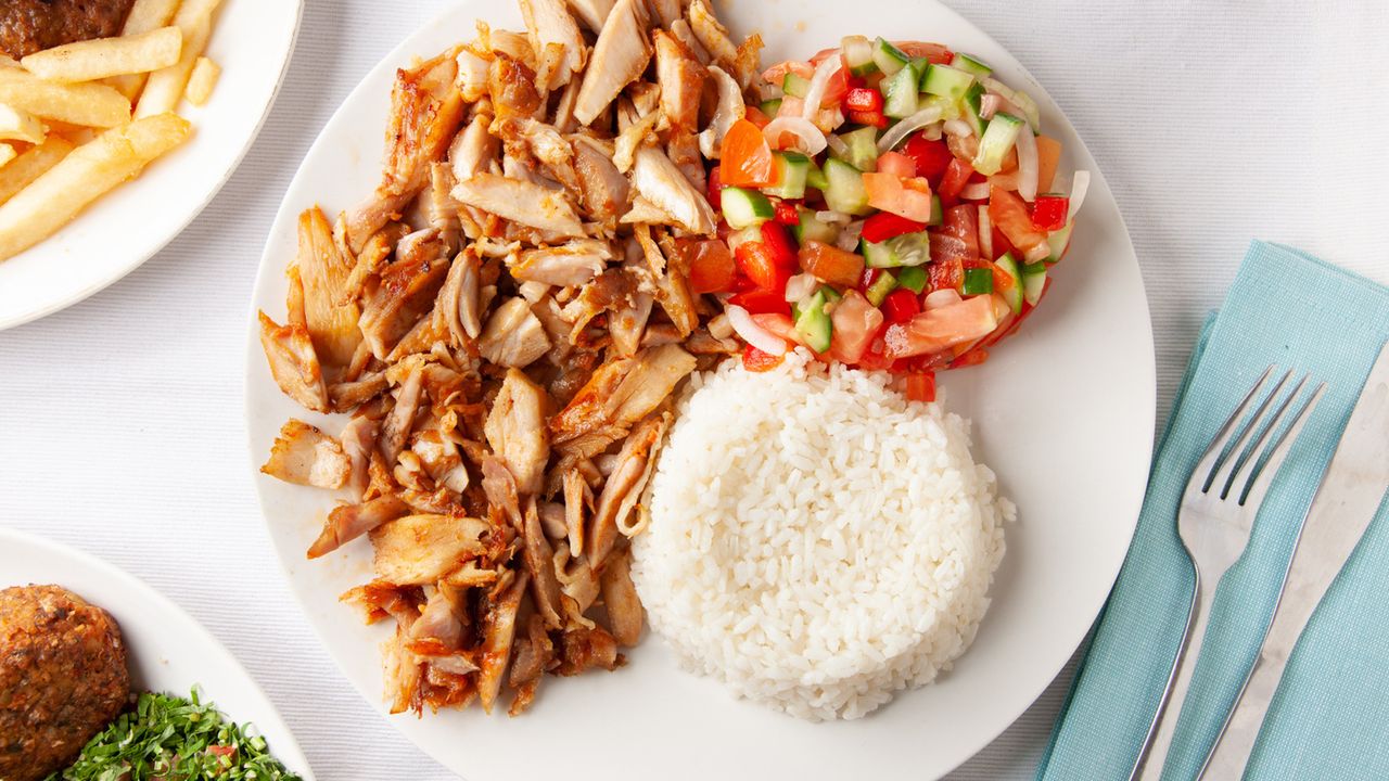 Chicken, Rice & Salad
