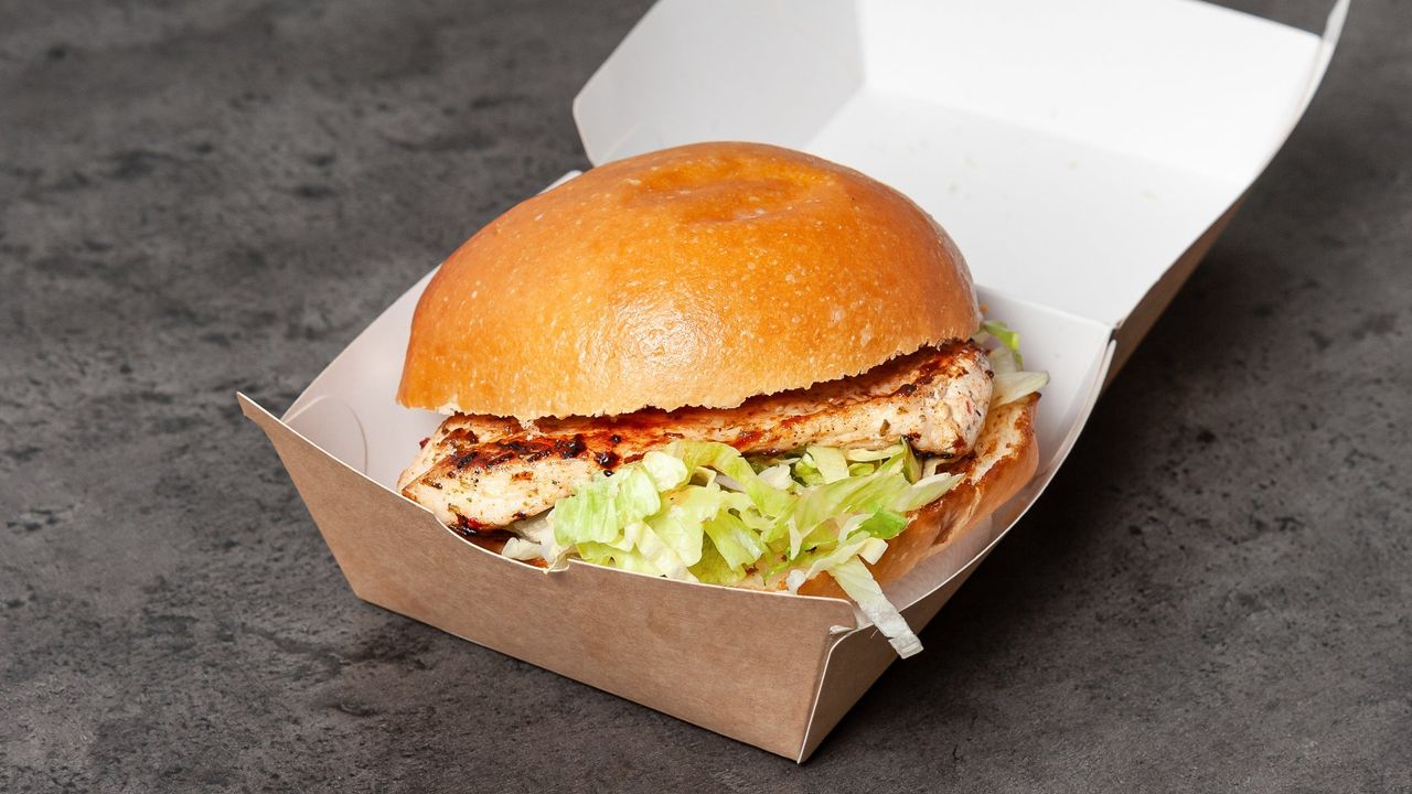 Chicken BLT with Can of Drink