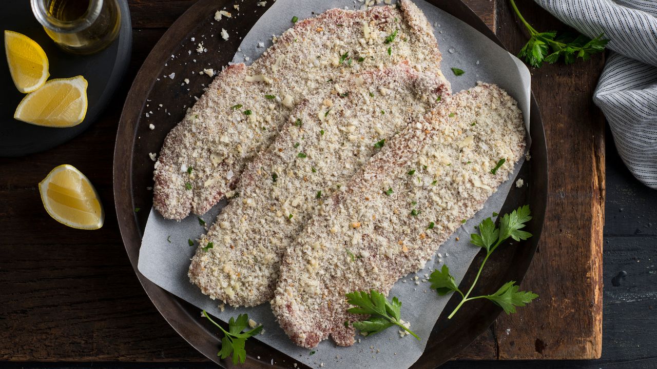Crumbed Veal Schnitzel 1kg